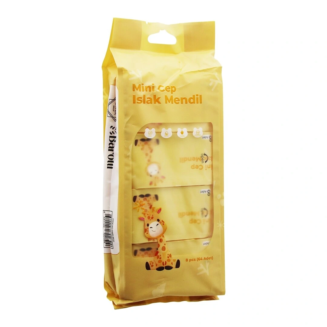 ENFA ENF-2000 ( MİNİ ) CEP ISLAK MENDİL ( MİX ) ( 14X15CM ) ( 8PCS X 8 PKT=64PCS )*60=K