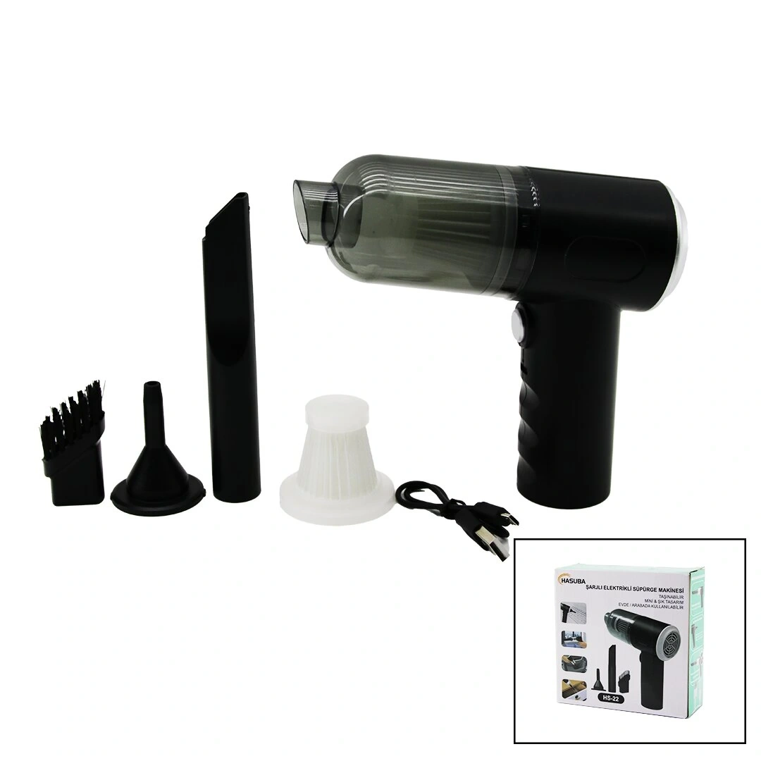 FENOMEX AS-228 (3IN1)(ÇEKME & ÜFLEME) (OTO & ARAÇ & EV) EL TİPİ SÜPÜRGE (USB ŞARJ) (MİNİ & TAŞINABİLİR)(0.1LT & 120W)*80