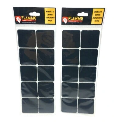 FLAMME ( 45MMX45MM ) ( KARE ) YAPIŞKAN KEÇE*25X36
