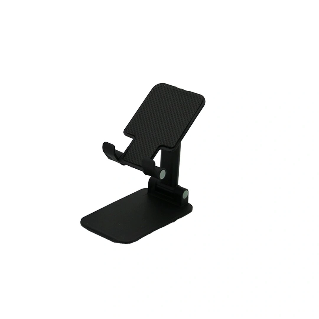 FOLDİNG DESKTOP PHONE STAND YAKUT-12963 ( AKROBAT ) MASA ÜSTÜ TELEFON TUTACAK ( SİYAH ) ( PLASTİK )*200