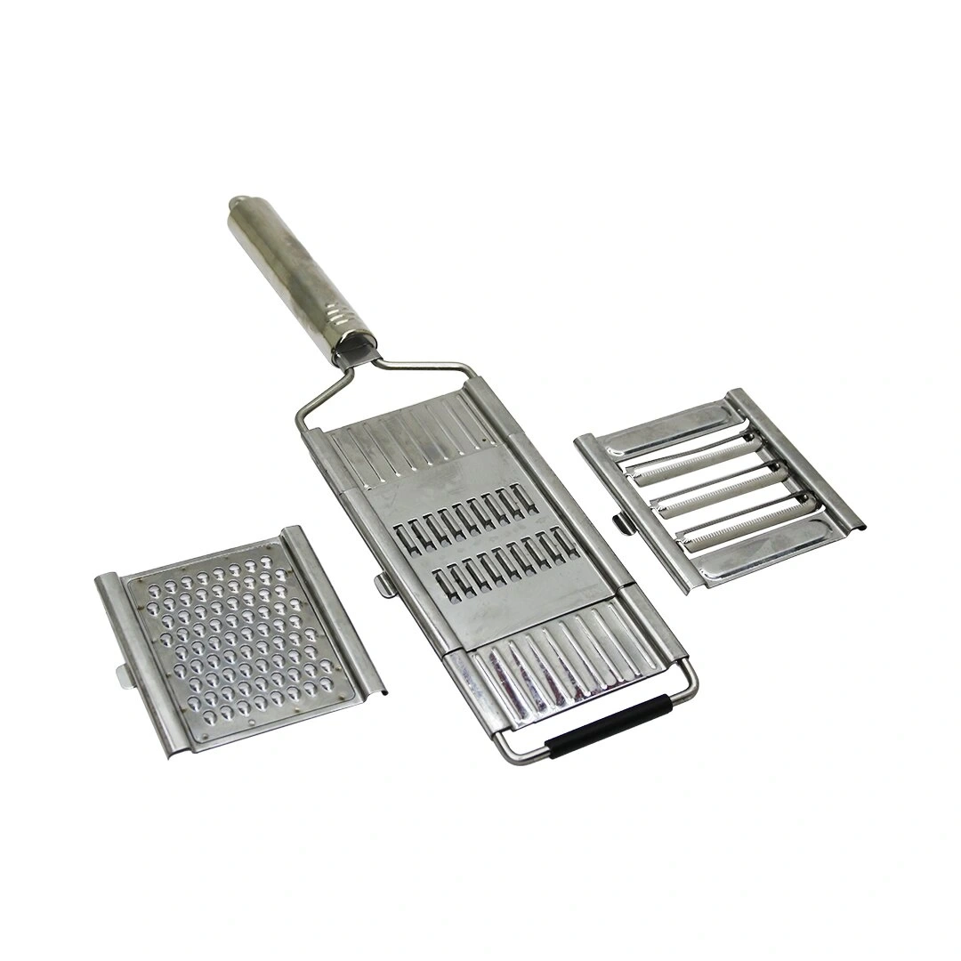 GRATER DMR-4703 ( 3İN1 ) LÜX METAL RENDE ( TAK--ÇIKAR= RENDE & SOYACAK & DİLİMLEME BAŞLIKLI )*60