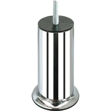 İBİCO ( 90-1012-1-01 ) ( 10CM ) ( KROM ) TOMBUL KOLTUK BAZA AYAK ( M10 KALIN VİDALI )*10X18