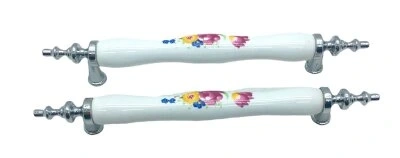 İBİCO-911 ( ORTA & 13CM ) ( KROM ) PORSELEN KULP*10X5