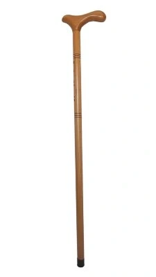 İBİCO AHŞAP BASTON ( MİX ) BOYALI İŞLEMELİ*30