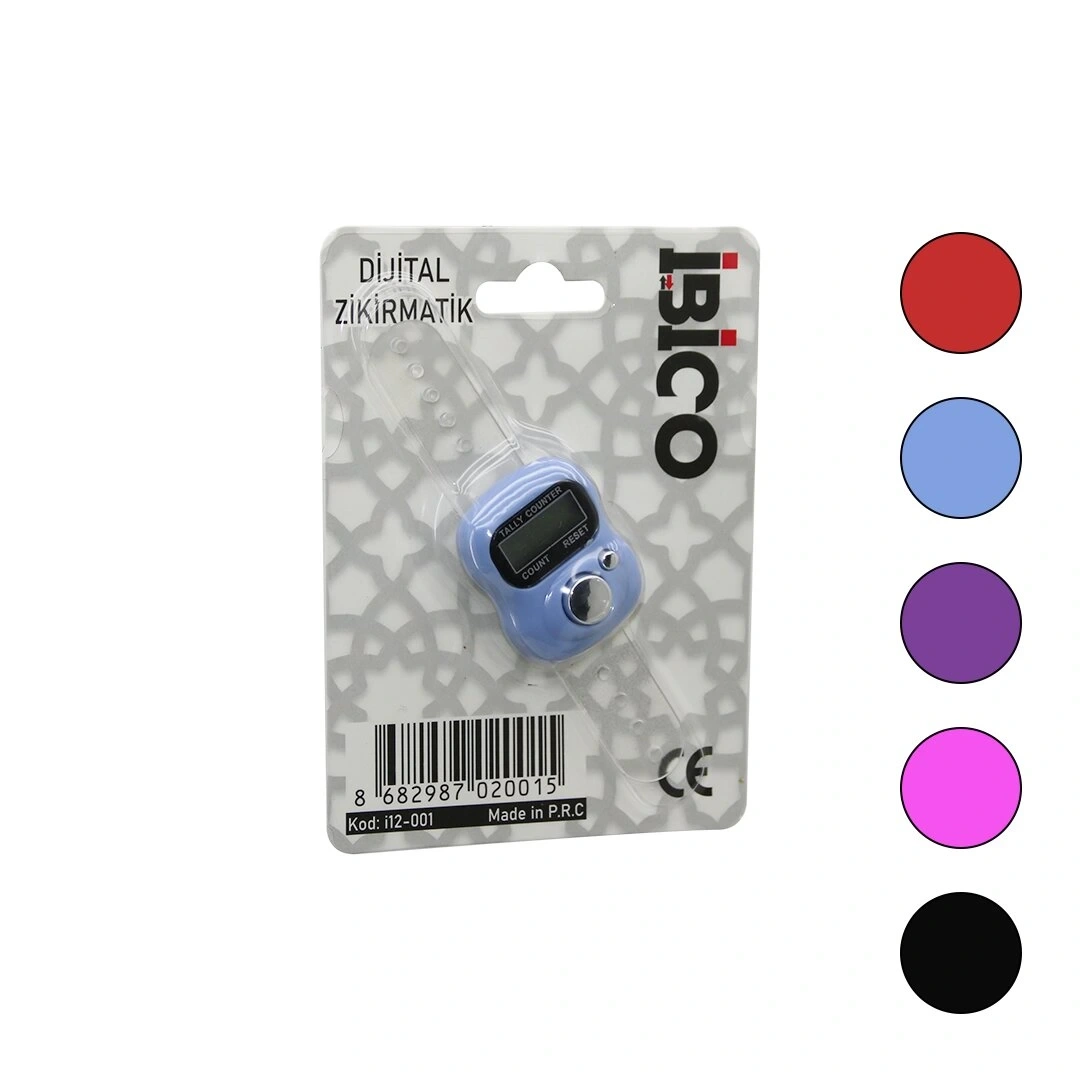 İBİCO İ12-001 ( ZİKİRMATİK DİJİTAL ) PARMAK SAYAÇI*100X10