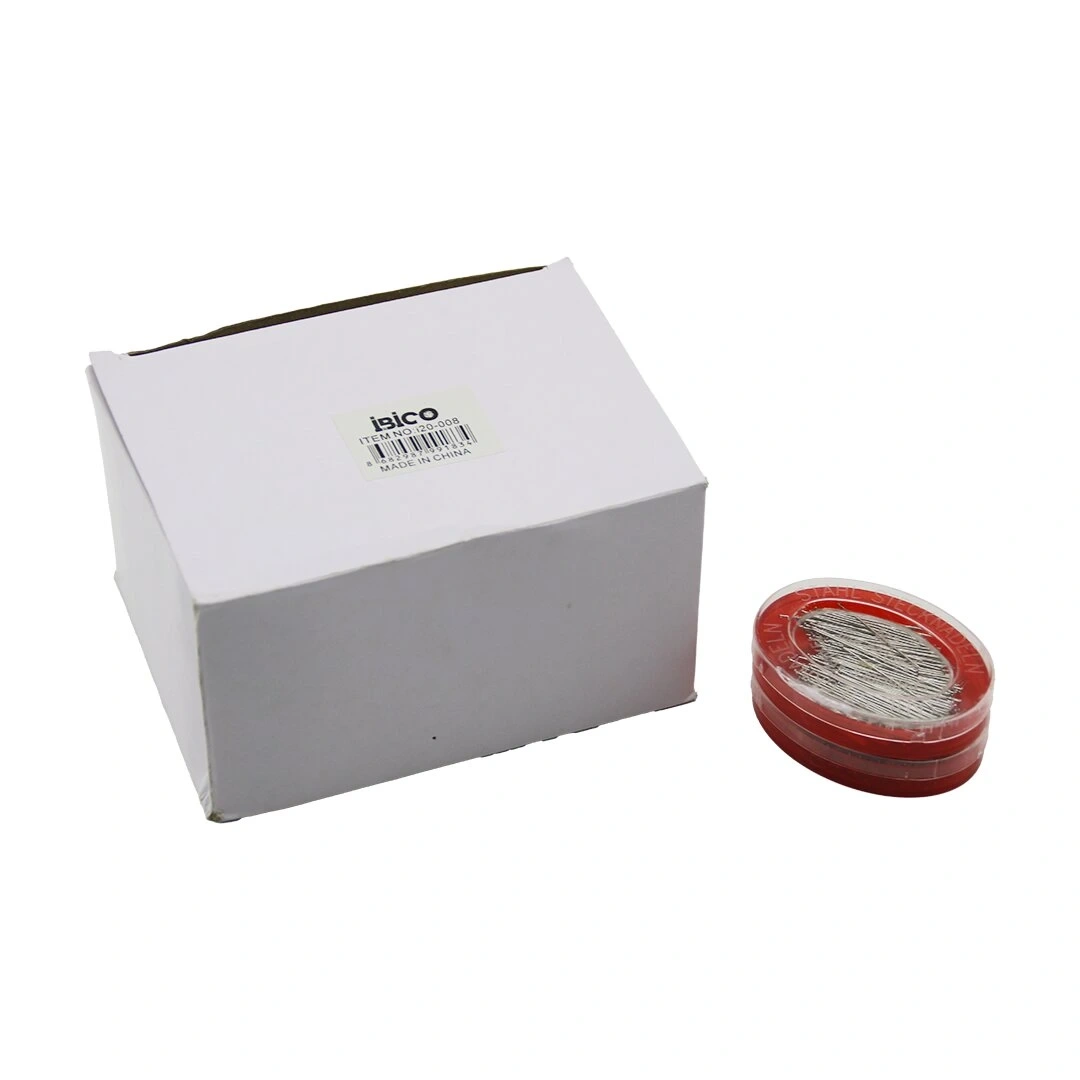 İBİCO İ20-008 STAHL STECKNADELN ( OVAL KUTU ) ( 25GR ) TOPLU İĞNE ( 34 X 0.60MM )*20X30