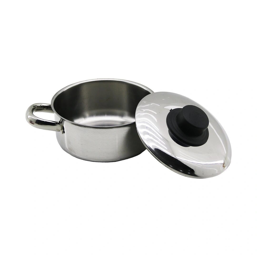 İBİCO K22-011 ( 14CM ) ( METAL KAPAK ) ( MİNİ)  ÇELİK TENCERE*50