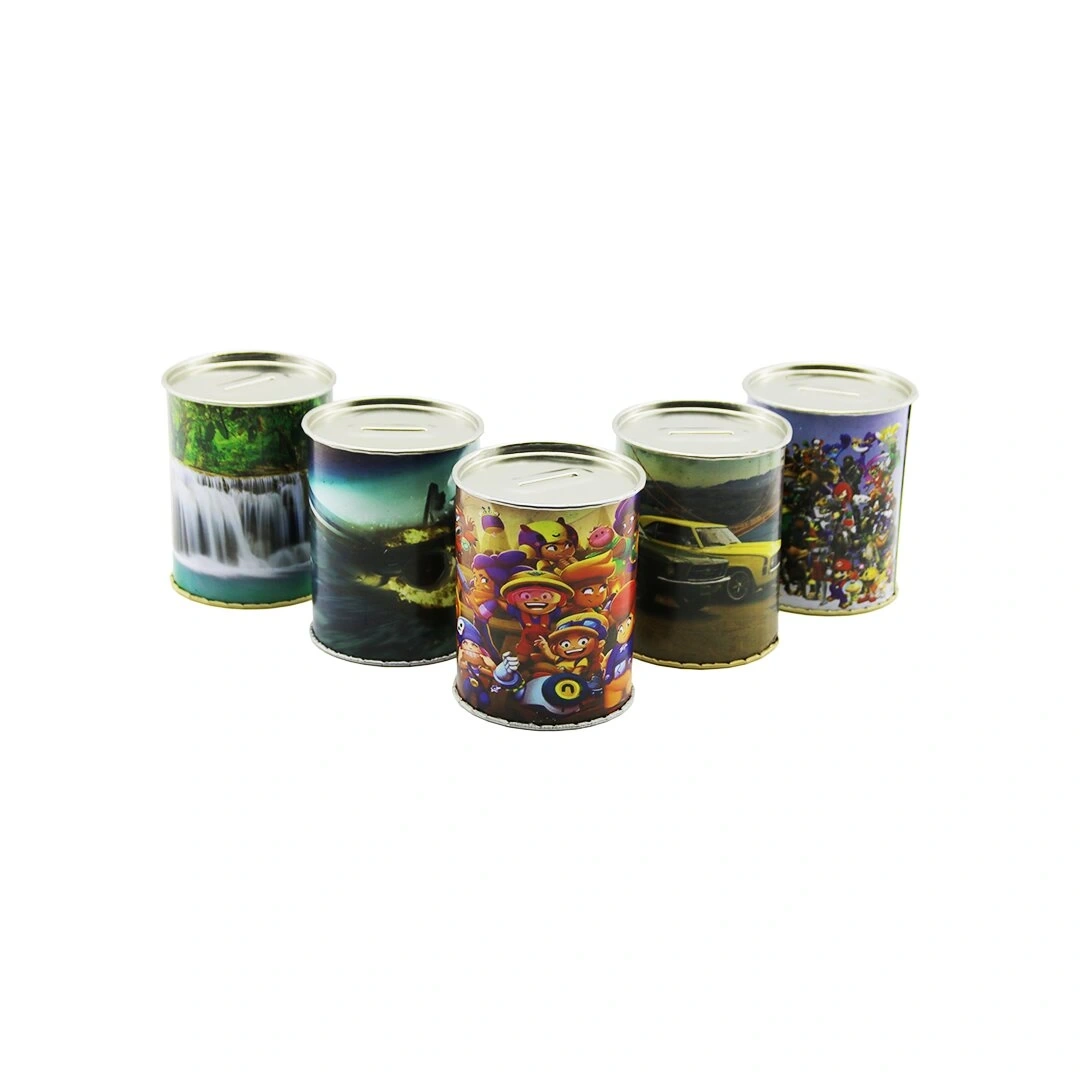 İBİCO ( KÜÇÜK BOY )  ( Ç: 8.3CM & Y: 10.7CM ) METAL KUMBARA RESİMLİ*60=K