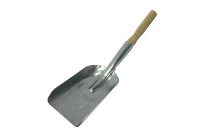 İBİCO ( METAL ) ( KÜÇÜK & DAR ) GALVANİZ METAL SOBA KÜREK ( AHŞAP SAPLI )*50