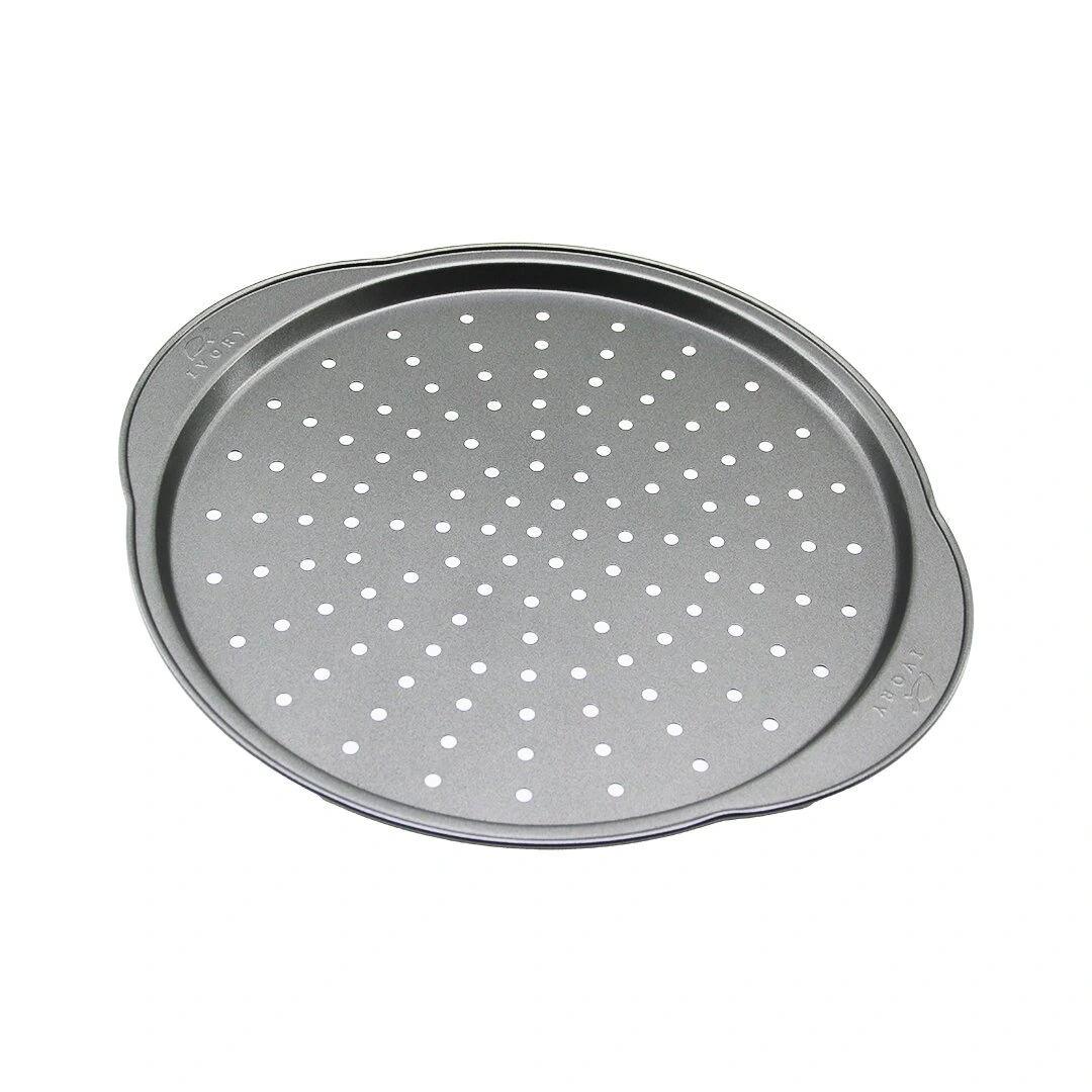 IVORY IVO-EKK31 ( 31CM ) ( METAL ) PİZZA PİŞİRME TEPSİSİ ( DELİKLİ )*60