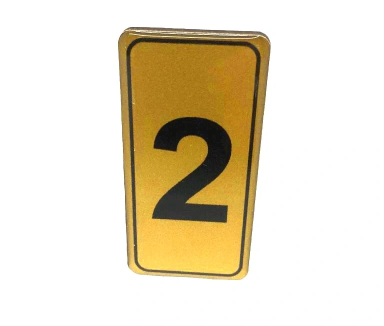 KAPI NUMARASI NO-2 SİLİKONLU YAPIŞKANLI*10X20