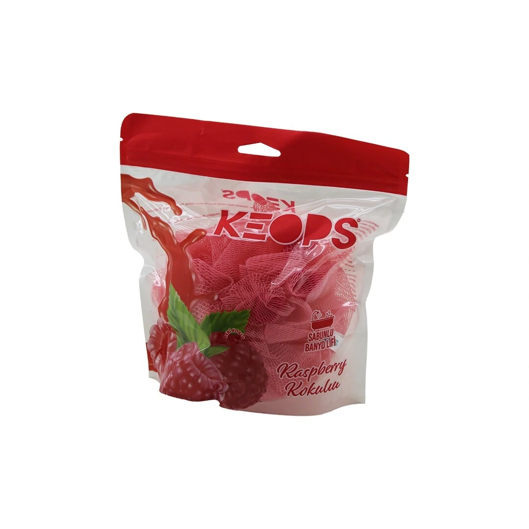 KEOPS-708270 ( RASPBERRY & AHUDUDU ) KOKULU SABUNLU BANYO LİFİ*50=K