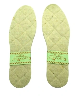 KUŞCUOĞLU KÇ-600 ( DİKİŞLİ ) ( BEYAZ & ERKEK ) YÜN KEÇE ( 41-42-- 43-44)*12X72