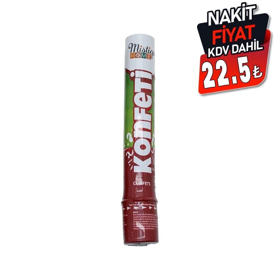MİSTİGUE HOME TKM KONFETİ ( KARNAVAL RENKLİ ) ( 30CM )*100