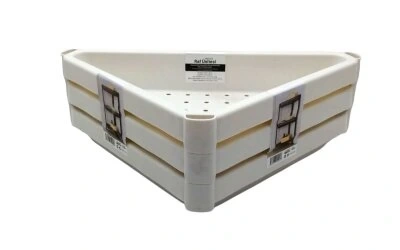 OM-2013 ( ÜÇGEN ( ÇUKUR ) & BEYAZ ) PRATİK RAF ÜNİTESİ PLASTİK*8