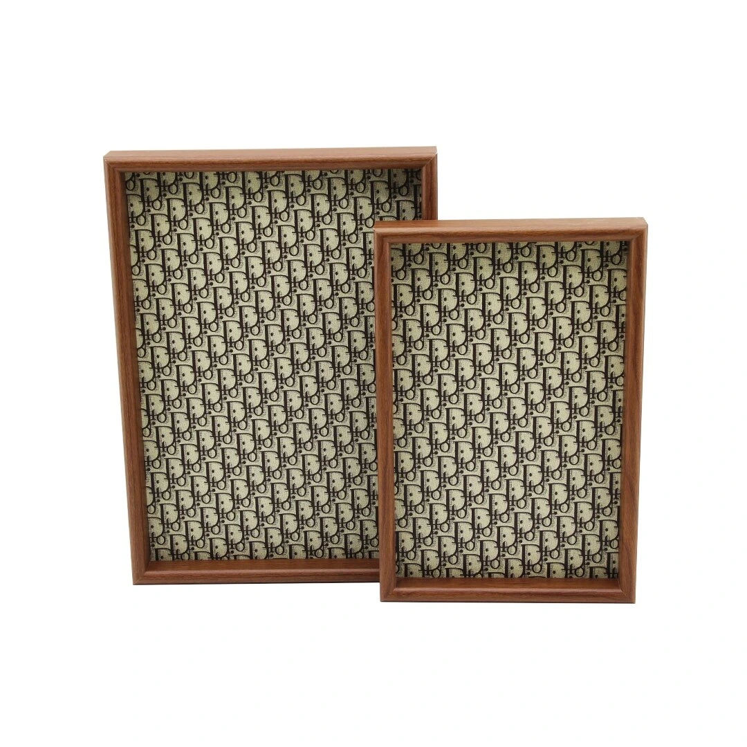 PABLITO HOME PBT-360 (DESENLİ & KAHVERENGİ) (2Lİ SET) (DİKDÖRTGEN) AHŞAP BAMBU SUNUM TEPSİ (20X30CM- 25X35CM- DERİNLİK: 2CM)*20=K