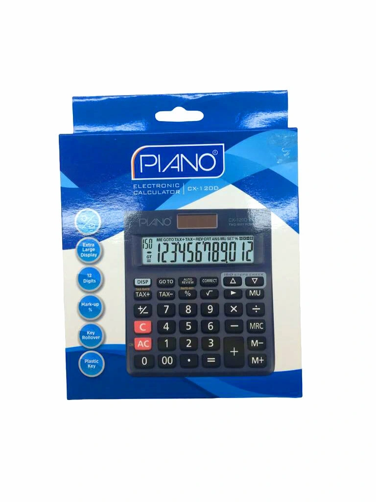 PIANO CX-120D 12 HANELİ HESAP MAKİNESİ*80