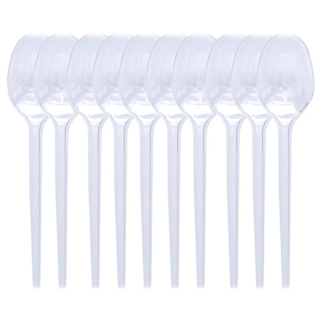 PRATİKON PR-1142 ( ŞEFFAF ) PLASTİK KAŞIK ( 10PCS )*50=K