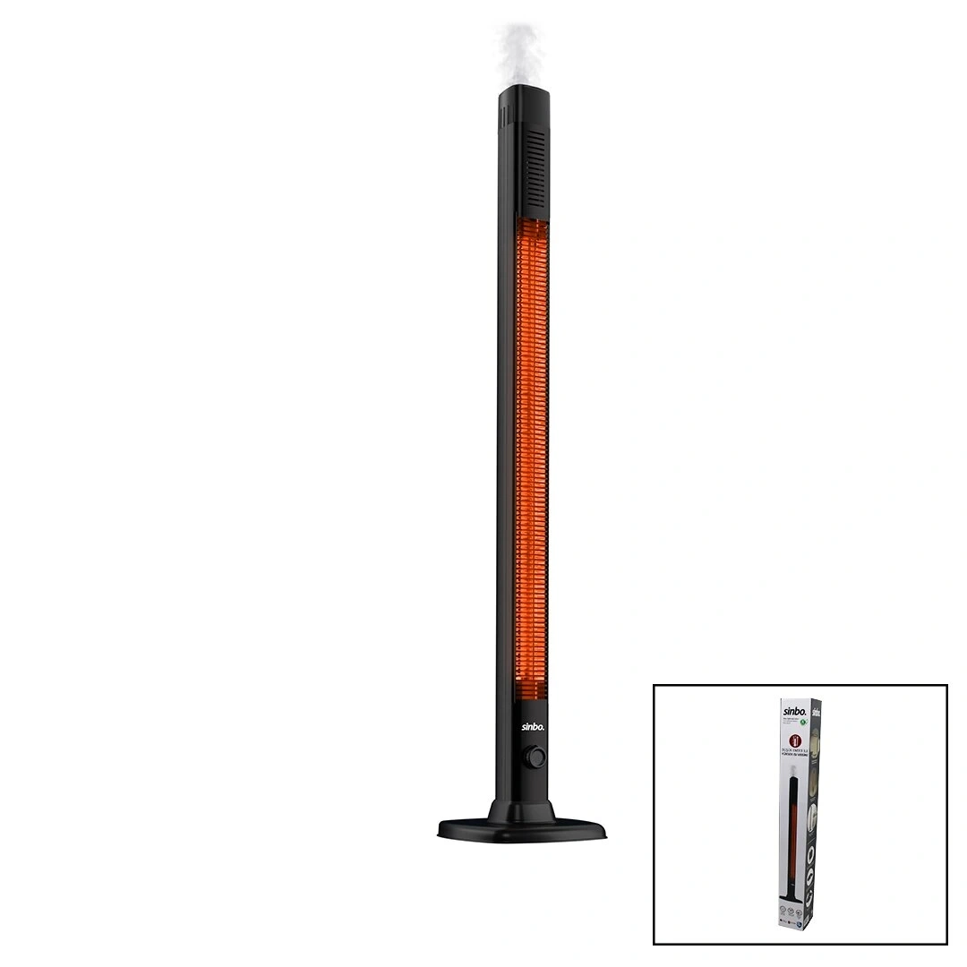 SİNBO SFH-6918 (DİKEY) İNFRARED ISITICI SOBA SLİM (NEMLENDİRİCİ HAVA ÜNİTESİ&OPTİK TEKN.)(ALÜMİNYUM GÖVDE)(3IN1 KULLANIM)(1250W)*1