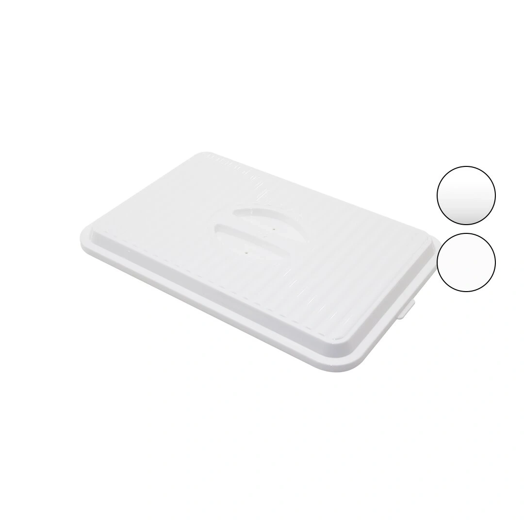 TİMEX TİM-140 ( DİKDÖRTGEN ) BORCAM KAPAK ( PLASTİK=BEYAZ-ŞEFFAF ) ( 27 X 40CM ) ( SICAK HAVA TAHLİYE DELİKLİ )*36=K