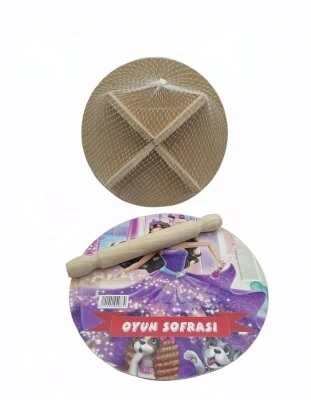 TRK-143 GÜRGEN 24CM.RESİMLİ AHŞAP OYUN SOFRASI EKMEK TAHTA*60