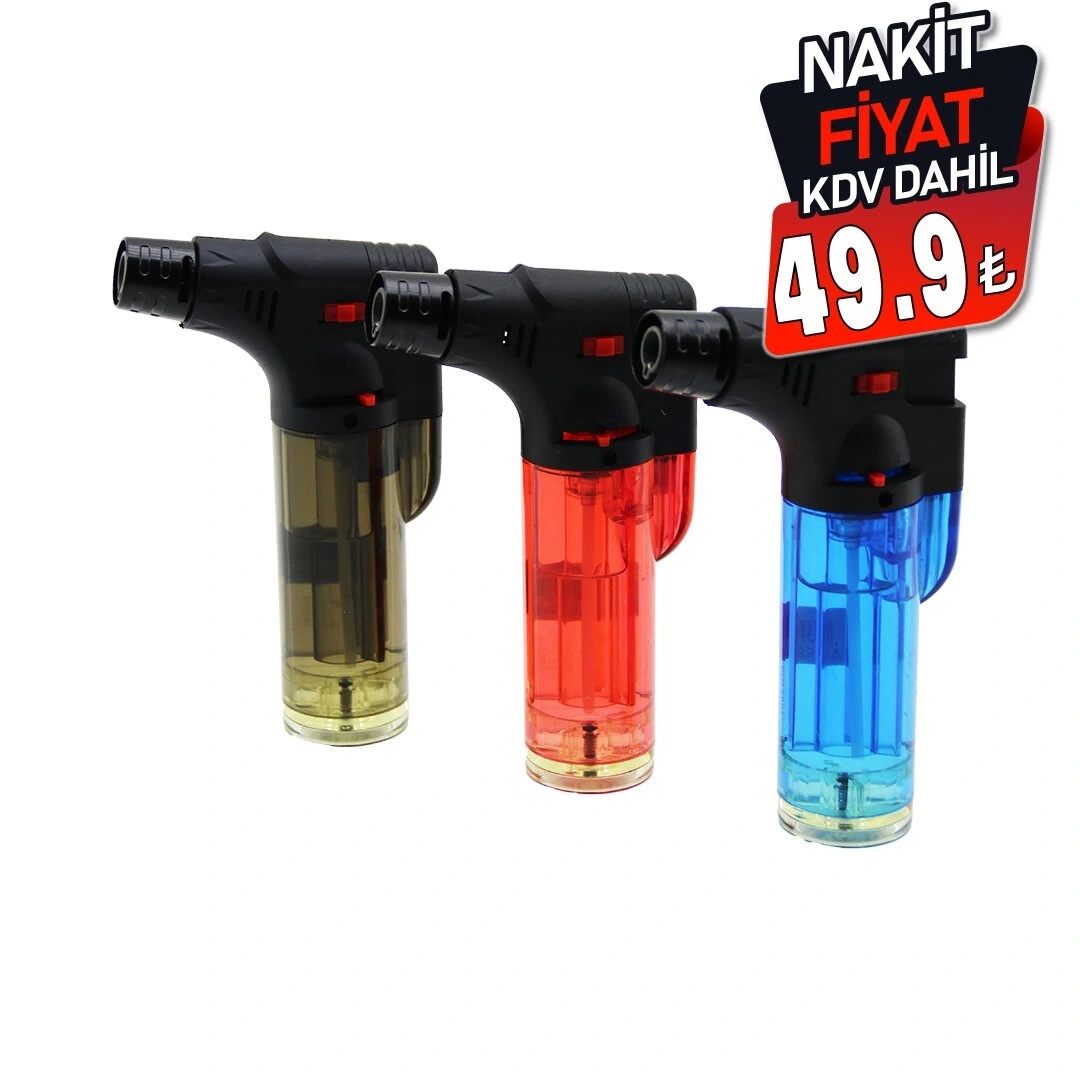 TUDOR TD-KL008 ( PÜRMÜZ & TORCH ) ( NARGİLE & KAMP ) ÇAKMAK ( AYAKLI ) ( DOLDURULABİLİR )*12X12