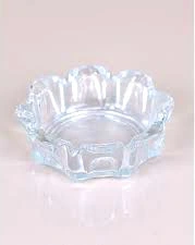 VIDREX G-1025 FLOWER ( CAM & ŞEKİLLİ ) YUVARLAK KÜLLÜK ( ÇAP:10.8CM D:3CM )*48