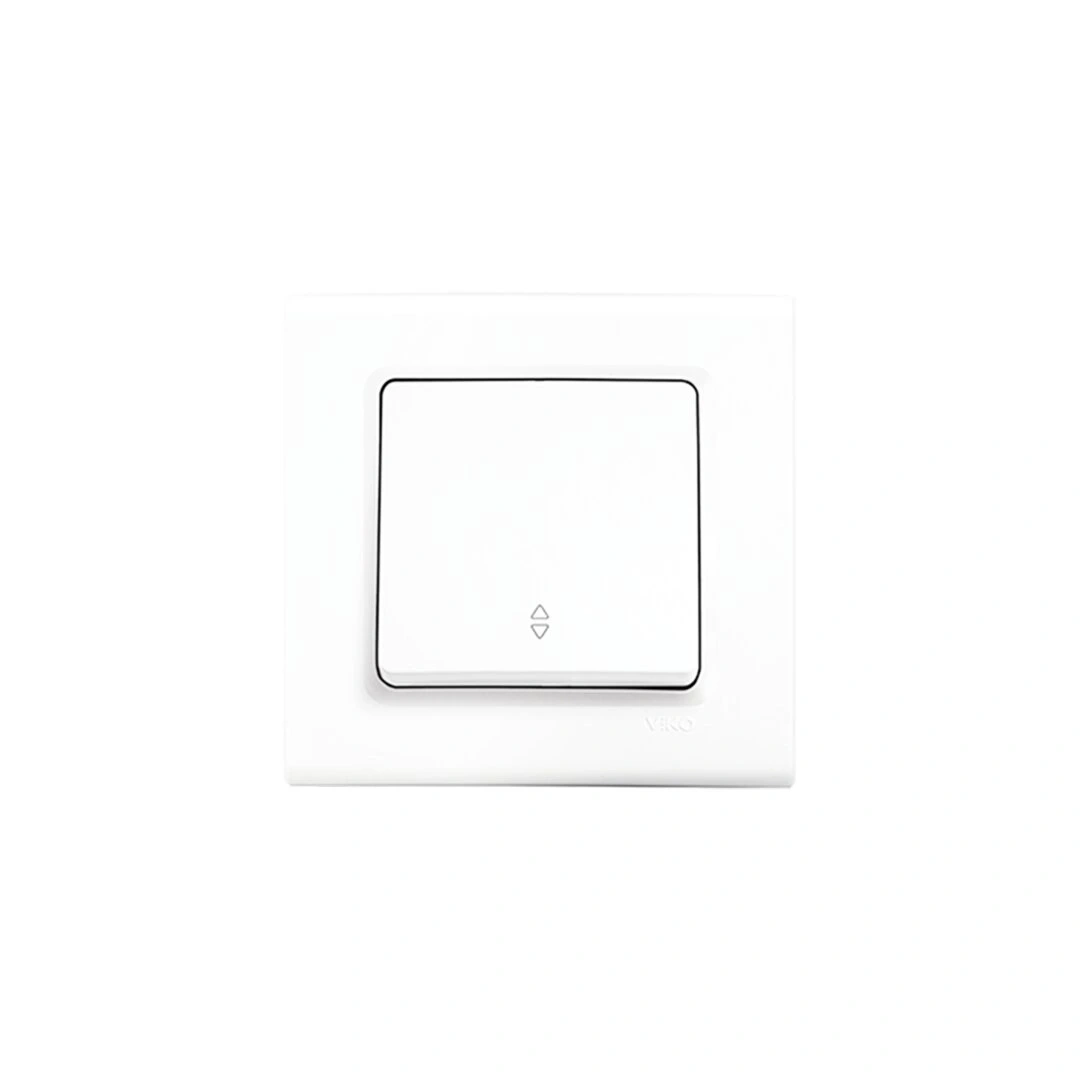 VİKO-91400004 LİNNERA S ( VAVİEN & ÇERÇEVELİ ) TEKLİ ANAHTAR ( BEYAZ )*12X10