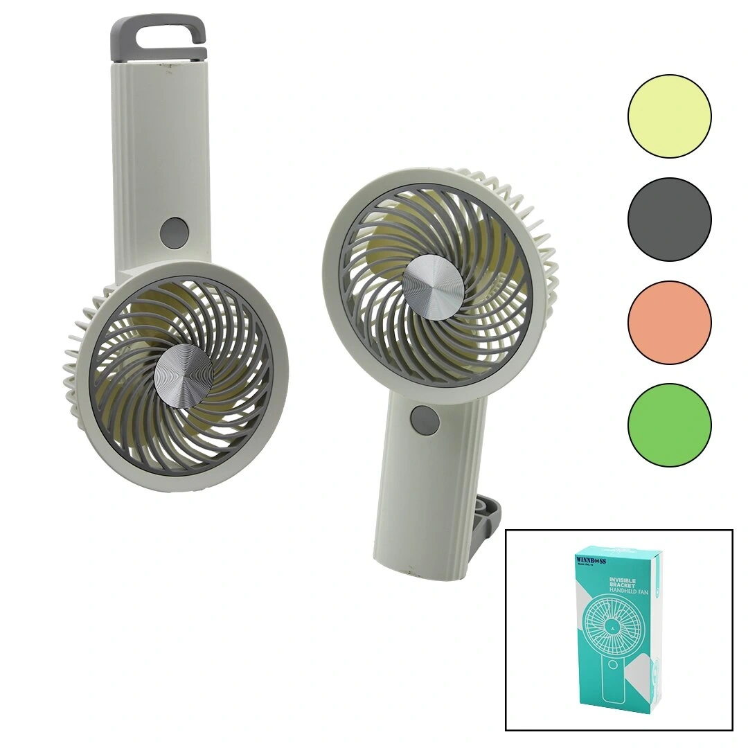 WINNBOSS EKL-19 (USB ŞARJLI) MİNİ EL FANI (ÇAP: 9.2CM & Y:19CM) (SABİT BAŞLIK) (3KADEME HIZ) (2İN1=ASKI KULP & M.ÜSTÜ OTURAK)*168