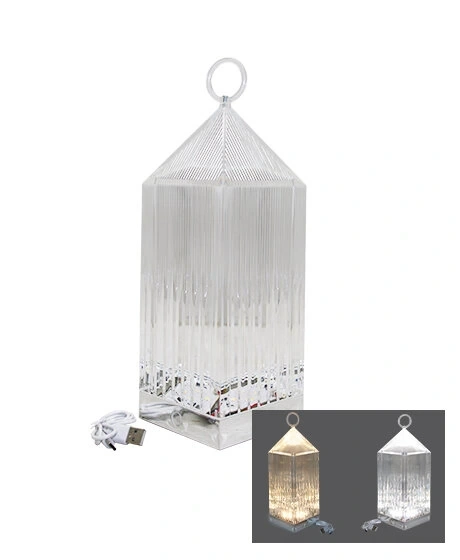 WINNBOSS FW-04 ( PİRAMİT KRİSTAL ) 3 RENK LED DOKUNMATİK USB ŞARJLI MASA LAMBASI*20