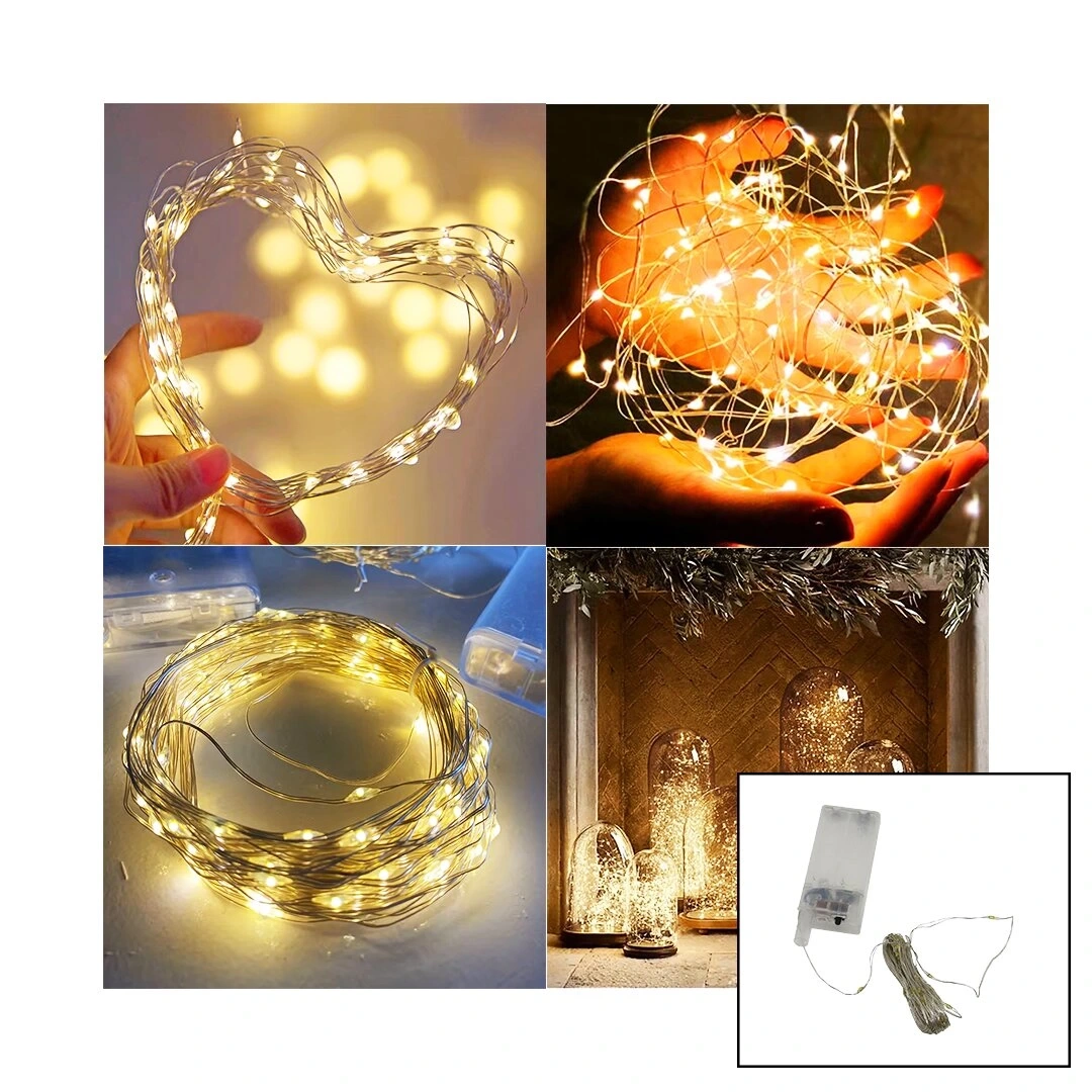 WINNBOSS WN-1212 ( 2 PİL ) ( 5MT ) ( GÜNIŞIK ) PERİ LED DEKOR LAMBA*10X100