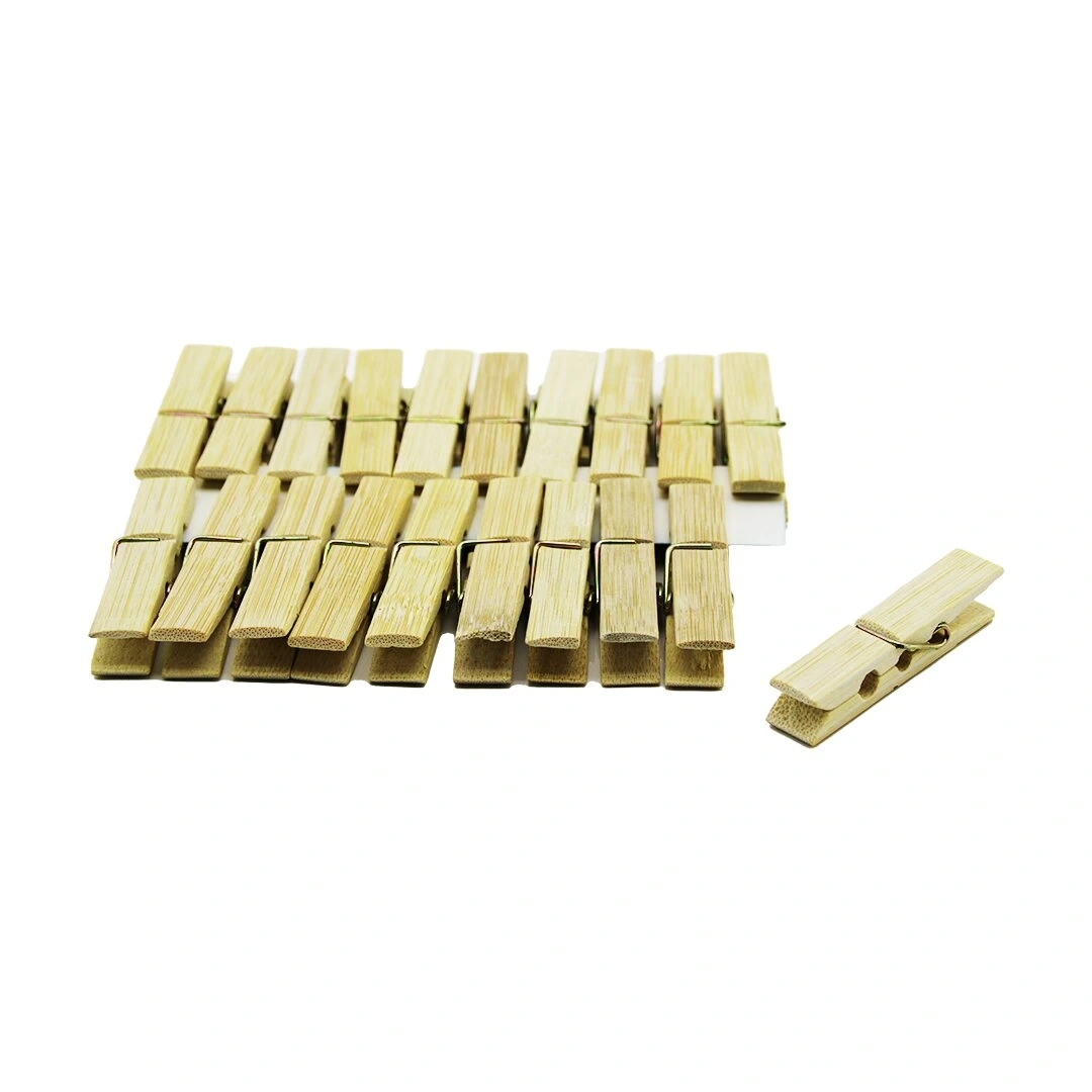 XINTONG BAMBOO PEG PABLİTO HOME PBT-245 ( 20PCS ) AHŞAP BAMBU MANDAL*250