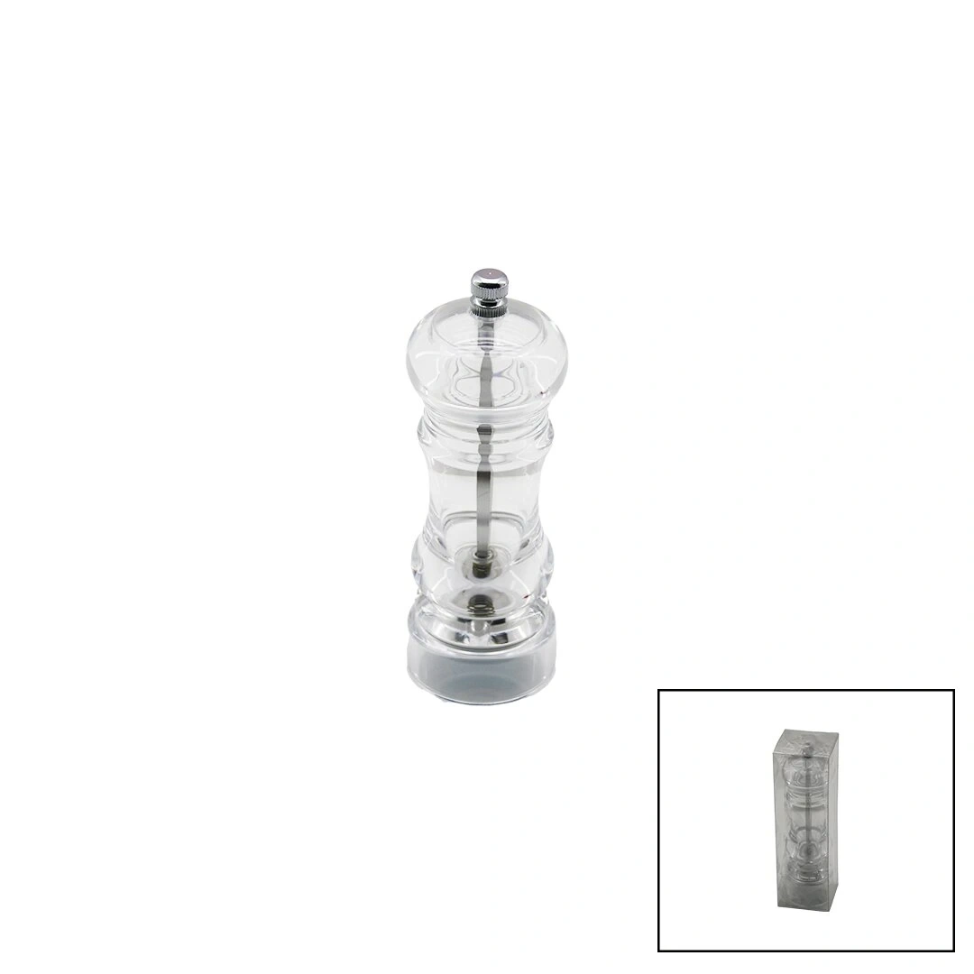 YAKUT-12610 ( KÜÇÜK ) ( ŞEFFAF MİKA KRİSTAL PLASTİK ) BAHARAT ÖĞÜTÜCÜ*72