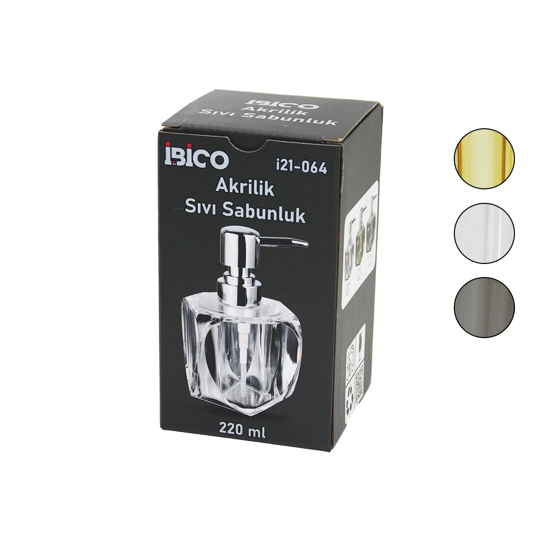 YENİ İBİCO İ21-064 AKRİLİK SIVI SABUNLUK*48