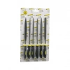EMKA MAX-5446 ( 6PCS ) MİNİ EĞE SETİ ( DÜZ & YUVARLAK & YARI DAİRESEL & KARE & ÜÇGEN & BALIK SIRTI )*120