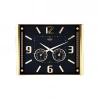 GALAXY PREMİUM 707-A-1 A-2 BAROMETRELİ ( ISI & NEM ÖLÇER ) KABARTMA RAKAMLI DUVAR SAATİ ( 41.5X32CM )*10