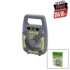GOLD SİLVER GS-265 (2İN1=MİNİ FAN & FENER) (USB ŞARJ) (2 KADEME HIZ) (LAMBA=4 FONKSİYON & 10W) (SU GEÇİRMEZ)(TAŞIMA KULP) MİNİ VANTİLATÖR*80                     qwe7