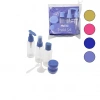 İBİCO İ15-056 (7PCS) SEYAHAT KOZMETİK SET (3-PLS.POMPALI+SPREY+KAPAKLI ŞİŞE(50ML)& 2-KREM KUTU(10GR)& 1-HUNİ & 1-SPATULA)*12X20