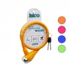 İBİCO İ18-056 ( ANAHTARLI ) ( PLASTİK KAFA ) ( RENKLİ ) BİSİKLET KİLİT ( 12MMX80CM )*120