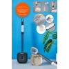 LIQUID TOILET BRUSH BAYSA-582 ( SIVI HAZNELİ ) NEW SİLİKON WC KLOZET FIRÇASI SET*80