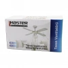 MASTER MTR-F960 (BEYAZ METAL GÖVDE & BYZ AHŞAP 4-KANAT) (2İN1=TAVAN VANTİLATÖR & AVİZE LAMBA) (42) (MOTOR-55W) (LED-45W)*1