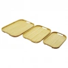 PABLITO HOME PBT-011 ( DİKDÖRTGEN & 3 BOY ) BAMBU AHŞAP TEPSİ SETİ ( 22X33--28X40--33X45CM )*12