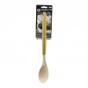 PABLITO HOME PBT-210 ( 31.5CM ) ( SİLİKON ) ( SERVİS KAŞIK ) ( AHŞAP BAMBU SAP ) ( ISIYA DAYANIKLI )*24X6