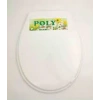 POLY ET-011 BEYAZ YUMUŞAK KLOZET KAPAK BÜYÜK PUF*17