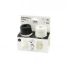 QLUX C-00201 ( 2 PCS ) ( CAM ) TUZLUK & BAHARATLIK SET ( PLASTİK KAPAK= 3 SİTİL DÖKÜM )*24=K