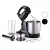 SİNBO SMX-2731 INOX TASLI MİKSER & BLENDER SETİ (5 KADEME HIZ+TURBO FONK.)( HAMUR YOĞURMA APART.+ KASE )(300W)(600ML HAZNE-700ML ÖLÇÜ KABI)*4