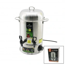 ARMAĞAN ÇAY OTOMATI (80 BARDAK) ( ELEKTRİKLİ ) SEMAVER ÇAY MAKİNESİ ( ÇİFT MUSLUK ) ( 8LT ) ( 1500W ) ( 6.8A )*2