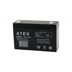 ATEX AX6-12 İNCE AKÜ 6V 12AH AMPER*10