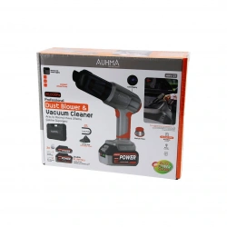 AUHMA AHV-21 ( OTO ARAÇ ) ( TYPE-C SARJLI & LCD EKRAN) EL TİPİ BASINÇLI HAVA ÜFLEME & SÜPÜRGE MAKİNE ( YEDEK BATARYA & 2 X FİLTRE ) ( MİKROFİBER BEZ ) ( 8 BAŞLIK ) 175W *10