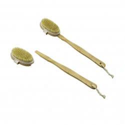 BAYSA-979 ( 2İN1 KULLANIM = AHŞAP SAPLI & ELE GEÇMELİ ) SIRT KESESİ & DUŞ FIRÇASI ( FIRÇA:6 X 12CM + SAP:26.5CM =38.5CM )*120